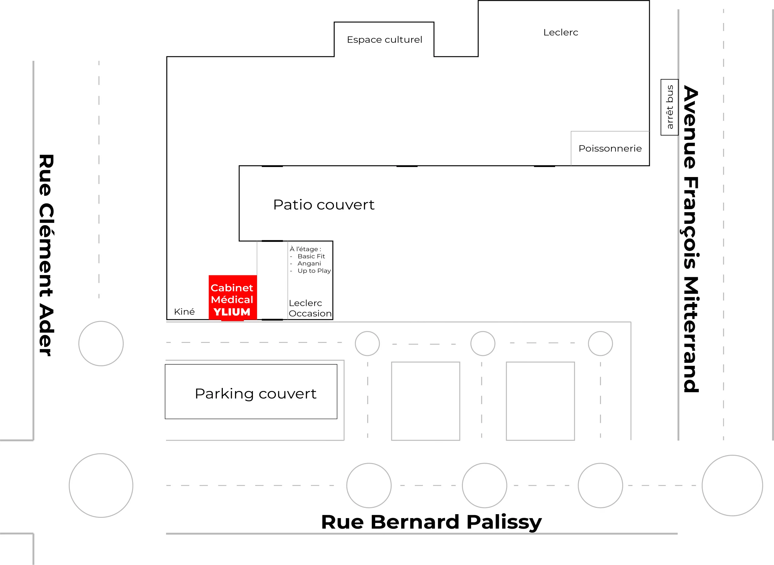 Plan d'accès Cabinet Médical Ylium